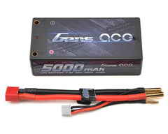 Gens Ace 2s Shorty LiPo Battery Pack 60C w/4mm Bullet (7.4V/5000mAh) GensTattu