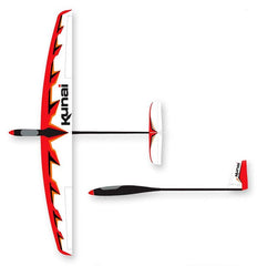 Great Planes Kunai 1.4M EP Sport Glider ARF w/Motor (GPMA1815) Horizon Hobby