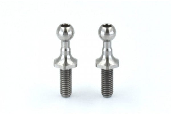 Reve D SPM Titanium Rod End Ball Long Neck; 4.3mm Screw Length 6.0mm; 2 pieces (RT-006LNA) Vertex RC