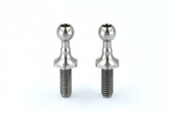 Reve D SPM Titanium Rod End Ball Long Neck; 4.3mm Screw Length 6.0mm; 2 pieces (RT-006LNA) Vertex RC