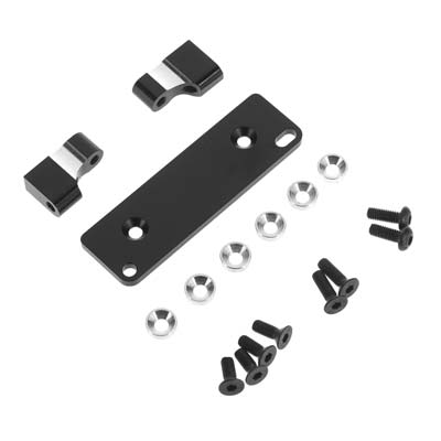 Hot Racing Black Aluminum Servo Mount AX10/RR10/SMT10 (HRARRT2401) Horizon Hobby
