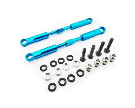 Hot Racing 89mm Aluminum Rear Turnbuckles (Blue) (2) (HRAECT5706) Horizon Hobby