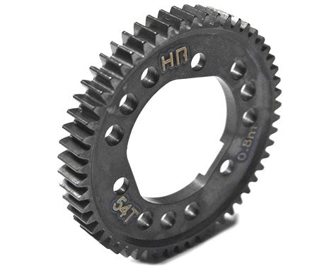 Hot Racing Steel Center Diff Spur Gear 32P 54T 0.8mm (HRASSLF254D) Horizon Hobby