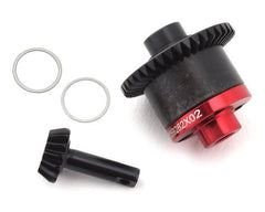 Hot Racing 1/16 Traxxas Steel Helical Spiral Gear Set w/Aluminum Cover Plate (HRVXS9282X02) Hot Racing