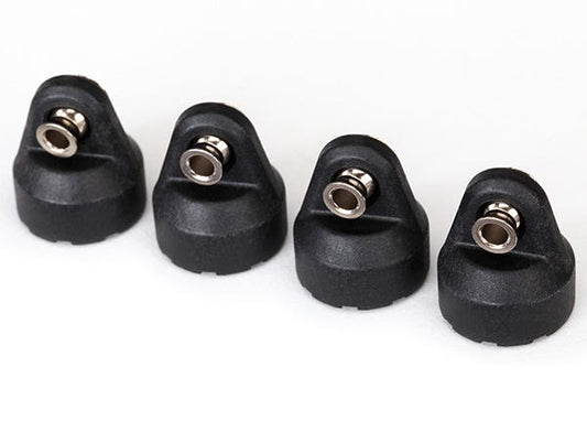 Traxxas Shock Caps (black) (4) (assembled with hollow balls) (8361) TRAXXAS