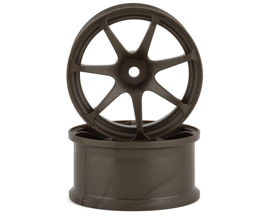 Integra AVS Model T7 High Traction Drift Wheel (Matte Bronze) (2) (5mm Offset) w/12mm Hex (IW-2208BR) Amain Hobbies