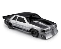 JConcepts 1991 Ford Mustang Fox Body Street Eliminator Drag Racing Body (Clear) (JCO0362) Amain Hobbies