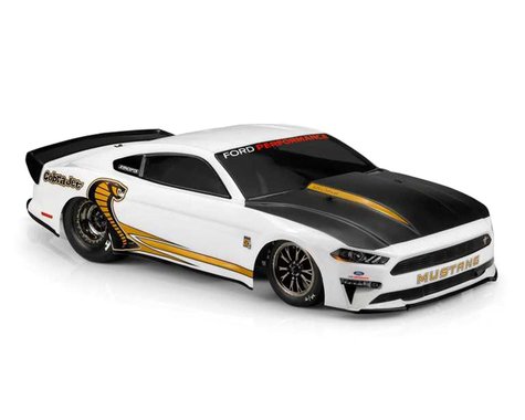 JConcepts 2018 Ford Mustang Cobra Jet Street Eliminator Drag Racing Body (Clear) (JCO0442) Amain Hobbies