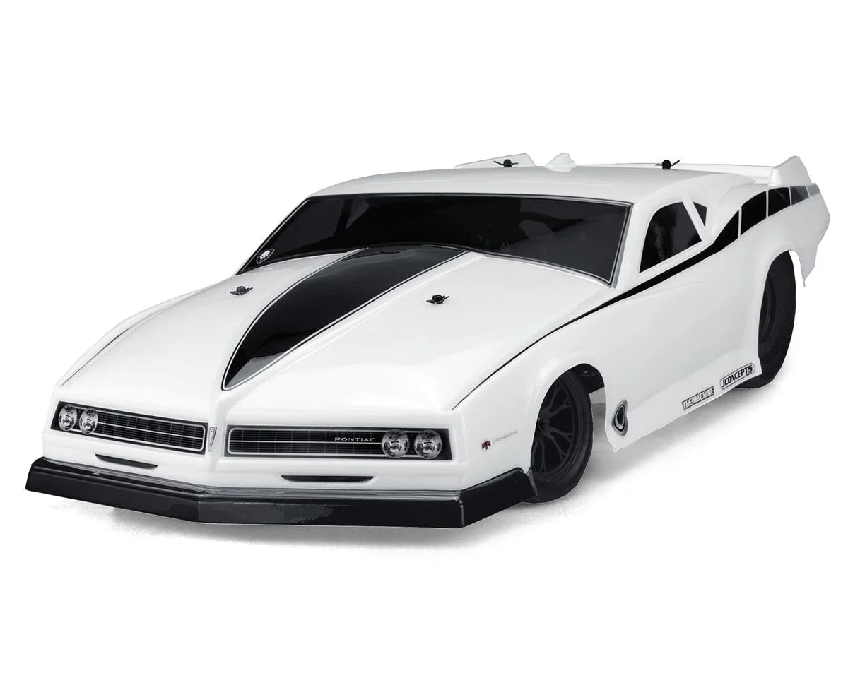 JConcepts 1968 Pontiac Firebird 2 Street Eliminator Drag Racing Body (Clear) (JCO0473L) Amain Hobbies