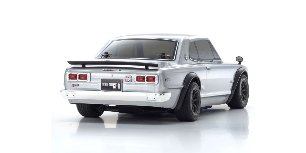 Kyosho 1/10 EP 4WD FAZER Mk2 FZ02 Nissan Skyline 2000GT-R (KPGC10) Tuned Version Silver (KYO34425T1) Kyosho America