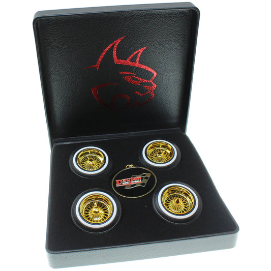 Redcat Dayton Wire Wheel Set(Gold)(4pcs) (RER17089) Redcat