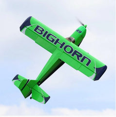 OMP Hobby BIGHORN 49" Pro Flap Version Receiver Ready Balsa Airplane (Green)