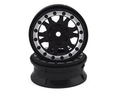 Pro-Line Impulse 1.9" Bead-Loc Wheels (Black/Silver) (2) (PRO276913) Horizon Hobby
