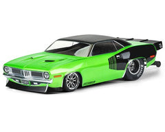 Pro-Line 1972 Plymouth Barracuda Short Course No Prep Drag Racing Body (Clear) (PRO355000) Horizon Hobby