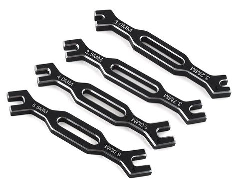 ProTek RC Aluminum Turnbuckle Wrench Set (3, 3.2, 3.5, 3.7, 4, 5, 5.5 & 6mm) (PTK-2034) Amain Hobbies