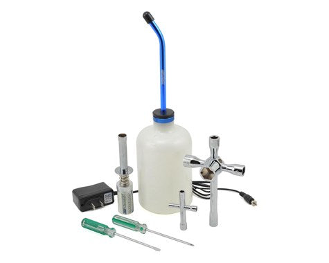 ProTek RC Nitro Starter Set w/Glow Ignitor, Fuel Bottle, Wrenches & Screwdrivers (PTK-7601) Amain Hobbies