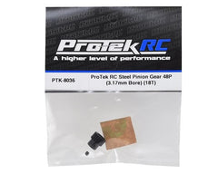 ProTek RC Lightweight Steel 48P Pinion Gear (3.17mm Bore) (18T) (PTK-8036) Amain Hobbies
