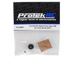 ProTek RC Lightweight Steel 48P Pinion Gear (3.17mm Bore) (23T) (PTK-8041) Amain Hobbies