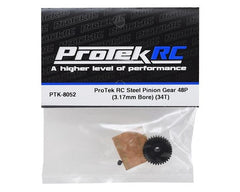 ProTek RC Lightweight Steel 48P Pinion Gear (3.17mm Bore) (34T) (PTK-8052) Amain Hobbies