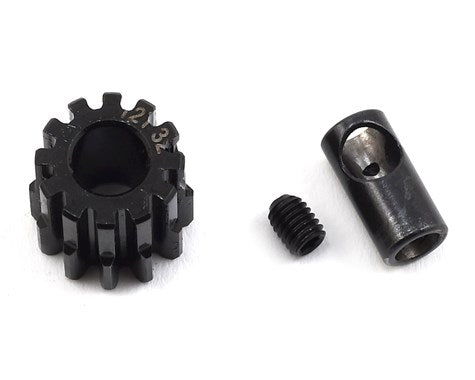 ProTek RC Steel 32P Pinion Gear w/3.17mm Reducer Sleeve (Mod .8) (5mm Bore) (12T) (PTK-8055) Amain Hobbies
