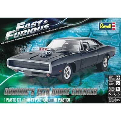 Revell 1/25 Fast & Furious Dominic's 1970 Dodge Charger (RMX854319) Horizon Hobby
