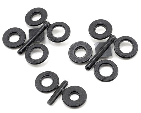 RPM 1/4" Snap-Tite Body Savers (Black) (5) (RPM80332) Horizon Hobby