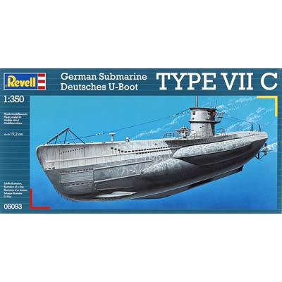 Revell Germany 1/350 U-Boot Typ VIIC (RVL05093) Horizon Hobby