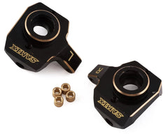 Samix SCX24 Brass Heavy Steering Knuckle Set Amain Hobbies