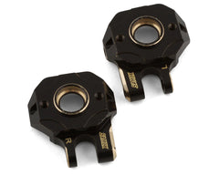 Samix TRX-4M Brass Heavy Steering Knuckles (Black) (2) (10g) (SAMTRX4M-4412) Amain Hobbies