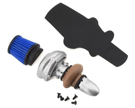 Sideways RC Scale Drift Half Turbo w/Cone Filter (Black) (SDW-HTURCONE-BK) Amain Hobbies