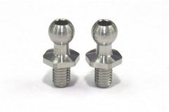 Reve D: SPM TITANIUM ROD END BALL S (4.3mm, SCREW LENGTH 4.5MM, 2 PIECES) (RT-006SA) Vertex RC