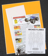 XXX Main Racing Wicked Flames Paint Mask Kit (XXXM037L) HRP