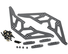 STRC Racing Concepts SCX10 Aluminum Chassis Lift Kit (Gun Metal) w/Shock Mounts & Hardware (SPTSTA30502LGM) Amain Hobbies