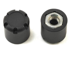 SSD RC Scale Rear Hubs (Black) (2) (SSD00178) Amain Hobbies