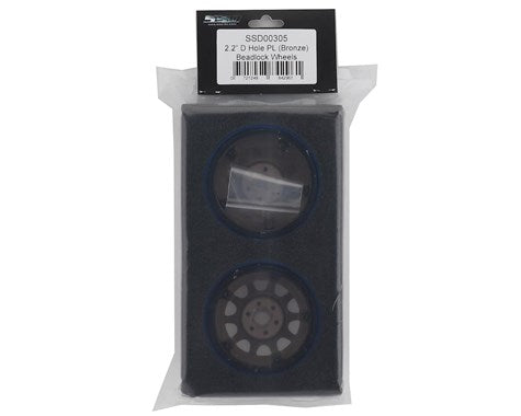 SSD RC 2.2" D Hole PL Beadlock Wheels (Bronze) (2) (SSD00305) Amain Hobbies