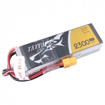 Tattu 2300mAh 45C 3S1P Lipo Battery Pack with XT60 Plug GensTattu