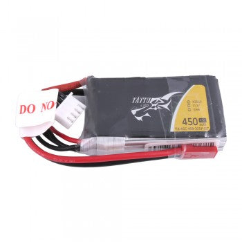 Tattu 450mAh 11.1V 45C 3S1P Lipo Battery Pack with JST-SYP Plug GensTattu
