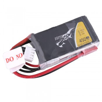 Tattu 450mAh 11.1V 45C 3S1P Lipo Battery Pack with JST-SYP Plug
