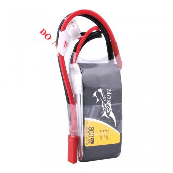 Tattu 800mAh 7.4V 45C 2S1P LiPo Battery Pack with JST-SYP Horizon Hobby
