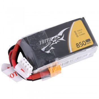 Tattu 850mAh 11.1V 75C 3S1P Lipo Battery Pack with XT30 Plug GensTattu