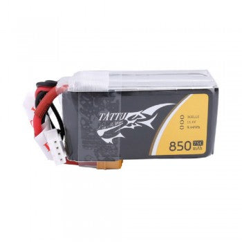 Tattu 850mAh 11.1V 75C 3S1P Lipo Battery Pack with XT30 Plug GensTattu