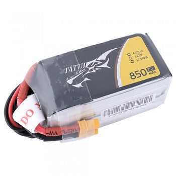 Tattu 850mAh 14.8V 75C 4S1P Lipo Battery Pack with XT30 plug GensTattu