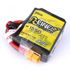 Tattu R-Line 1550mAh 95C 4S1P Square Lipo Battery Pack with XT60 Plug GensTattu