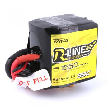 Tattu R-Line 1550mAh 95C 4S1P Square Lipo Battery Pack with XT60 Plug GensTattu