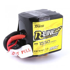 Tattu R-Line 1550mAh 95C 4S1P Square Lipo Battery Pack with XT60 Plug GensTattu