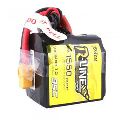 Tattu R-Line 1550mAh 95C 4S1P Square Lipo Battery Pack with XT60 Plug GensTattu