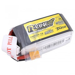 Tattu R-Line 850mAh 14.8V 95C 4S1P Lipo Battery Pack with XT30 Plug GensTattu
