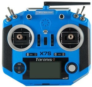 FrSky Taranis Q X7S Radio w/ Upgraded M7 Hall Sensor Gimbals (Blue) Friendly Hobbies
