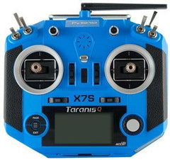 FrSky Taranis Q X7S Radio w/ Upgraded M7 Hall Sensor Gimbals (Blue) Friendly Hobbies