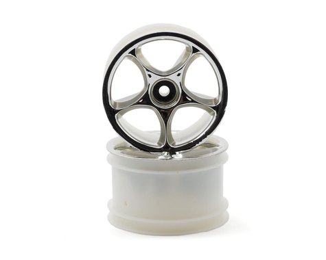 Traxxas 2.2" Bandit Rear Tracer Buggy Wheels (2) (Chrome) (Pins) (2472) TRAXXAS